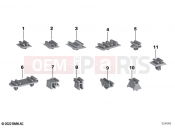 BMW Motorrad BMW 2020 C models C 400 X (0C09, 0C19) Plug-in connection bracket | Plug-in connection bracket