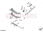 BMW Motorrad BMW 2020 C models C 400 X (0C09, 0C19) Seat bench locking system 2 | Seat bench locking system 2