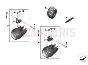 BMW Motorrad BMW 2022 C models C 400 X 21 (0C31, 0C33) LED additional headlight | LED additional headlight