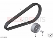BMW Motorrad BMW 2022 C models C 400 X 21 (0C31, 0C33) CVT belt | CVT belt