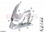 BMW Motorrad BMW 2022 C models C 400 X 21 (0C31, 0C33) Front panel | Front panel
