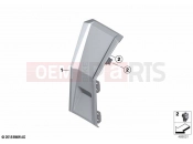 BMW Motorrad BMW 2022 C models C 400 X 21 (0C31, 0C33) Cover, trim panel holder | Cover, trim panel holder