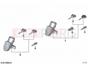 BMW Motorrad BMW 2022 C models C 400 X 21 (0C31, 0C33) Single key locking system EWS 4 | Single key locking system EWS 4