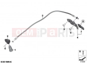 BMW Motorrad BMW 2022 C models C 400 X 21 (0C31, 0C33) Seat bench locking system | Seat bench locking system