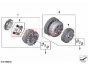 BMW Motorrad BMW 2020 C models C 400 X 21 (0C31, 0C33) CVT unit | CVT unit