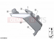 BMW Motorrad BMW 2020 C models C 400 X 21 (0C31, 0C33) Trim turn indicator | Trim turn indicator