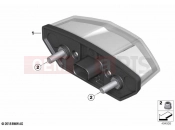 BMW Motorrad BMW 2020 C models C 400 X 21 (0C31, 0C33) LED rear light | LED rear light