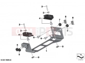 BMW Motorrad BMW 2020 C models C 400 X 21 (0C31, 0C33) Holder, engine control unit | Holder, engine control unit