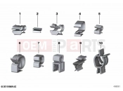 BMW Motorrad BMW 2020 C models C 400 X 21 (0C31, 0C33) Retaining clips, cable clip | Retaining clips, cable clip
