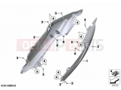 BMW Motorrad BMW 2020 C models C evolution (0C03) Trim panel luggage compartment primed