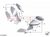 BMW Motorrad BMW 2020 C models C evolution (0C03) Mirror / LED turn indicators