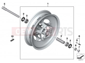 Front wheel | Front wheel - BMW Motorrad CE04 (0C51, 0C53) 2020