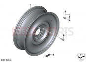 Rear wheel | Rear wheel - BMW Motorrad CE04 (0C51, 0C53) 2020