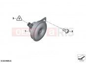 Horn | Horn - BMW Motorrad CE04 (0C51, 0C53) 2020