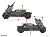 Decorative tape | Decorative tape - BMW Motorrad CE04 (0C51, 0C53) 2020