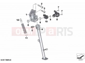 BMW Motorrad BMW 2023 F models F 750 GS (0B28) Side stand | Side stand