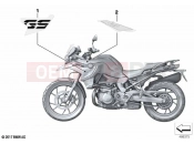 BMW Motorrad BMW 2023 F models F 750 GS (0B28) Stick-on label | Stick-on label