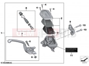 BMW Motorrad BMW 2023 F models F 750 GS (0B28) Control assembly fitting | Control assembly fitting