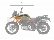 BMW Motorrad BMW 2023 F models F 750 GS (0B28) Sticker set 2 | Sticker set 2