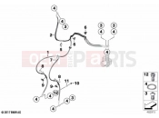 BMW Motorrad BMW 2023 F models F 750 GS (0B28) Brake lines, front | Brake lines, front