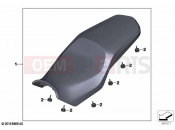 BMW Motorrad BMW 2020 F models F 750 GS (0B28) Seat bench | Seat bench