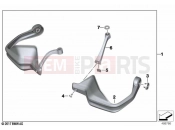 BMW Motorrad BMW 2020 F models F 750 GS (0B28) Hand protector 2 | Hand protector 2