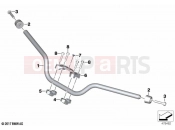 BMW Motorrad BMW 2021 F models F 750 GS (0B38) Handlebar | Handlebar