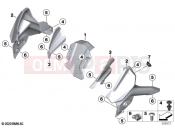 BMW Motorrad BMW 2022 F models F 850 GS (0B09, 0B19) Wind deflector | Wind deflector