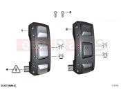 BMW Motorrad BMW 2022 F models F 850 GS (0B09, 0B19) Additional switch special vehicle right 2 | Additional switch special vehicle right 2