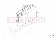 BMW Motorrad BMW 2022 F models F 850 GS (0B09, 0B19) Inner pocket, case, official-use | Inner pocket, case, official-use