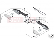 BMW Motorrad BMW 2022 F models F 850 GS (0B09, 0B19) Turn indicators, front | Turn indicators, front