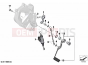 BMW Motorrad BMW 2021 F models F 850 GS (0B09, 0B19) Outer gearshift parts | Outer gearshift parts