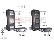 BMW Motorrad BMW 2021 F models F 850 GS (0B09, 0B19) Additional switch special vehicle right 2 | Additional switch special vehicle right 2
