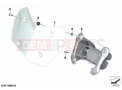 BMW Motorrad BMW 2020 F models F 850 GS (0B09, 0B19) Windshield / mounting | Windshield / mounting