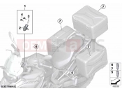 BMW Motorrad BMW 2020 F models F 850 GS (0B09, 0B19) Single key locking system EWS 4 | Single key locking system EWS 4