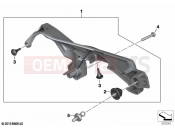 BMW Motorrad BMW 2020 F models F 850 GS (0B09, 0B19) Cover, cable runway | Cover, cable runway