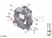 BMW Motorrad BMW 2020 F models F 850 GS (0B09, 0B19) Front panel carrier | Front panel carrier
