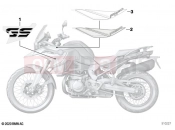 BMW Motorrad BMW 2020 F models F 850 GS (0B09, 0B19) Stick-on label 2 | Stick-on label 2