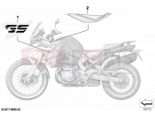 BMW Motorrad BMW 2020 F models F 850 GS (0B09, 0B19) Stick-on label 3 | Stick-on label 3
