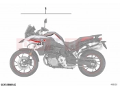 BMW Motorrad BMW 2020 F models F 850 GS (0B09, 0B19) Sticker set 3 | Sticker set 3