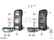 BMW Motorrad BMW 2020 F models F 850 GS (0B09, 0B19) Additional switch special vehicle left 3 | Additional switch special vehicle left 3
