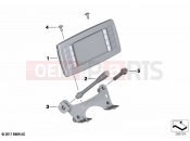 BMW Motorrad BMW 2020 F models F 850 GS (0B09, 0B19) Control panel, radio / microphone | Control panel, radio / microphone