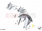 BMW Motorrad BMW 2021 F models F 850 GS (0B39) Front-wheel cover | Front-wheel cover