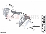 BMW Motorrad BMW 2022 F models F 850 GS Adv. (0K04) Wind deflector | Wind deflector