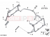 BMW Motorrad BMW 2022 F models F 850 GS Adv. (0K04) Case holder | Case holder