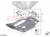 BMW Motorrad BMW 2022 F models F 850 GS Adv. (0K04) Engine guard, aluminium | Engine guard, aluminium