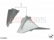BMW Motorrad BMW 2022 F models F 850 GS Adv. (0K04) Wind deflector tinted | Wind deflector tinted