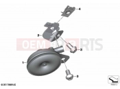 BMW Motorrad BMW 2022 F models F 850 GS Adv. (0K04) Horn | Horn