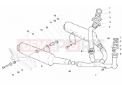 DUCATI 1999 Monster 750 City EXHAUST SYSTEM » EXHAUST SYSTEM