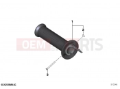 BMW Motorrad BMW 2022 F models F 850 GS Adve. (0K00) Grip left unheated | Grip left unheated